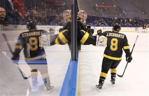 NCAA West Regional hockey games at the Scottrade Center in St. Louis, Mo.
